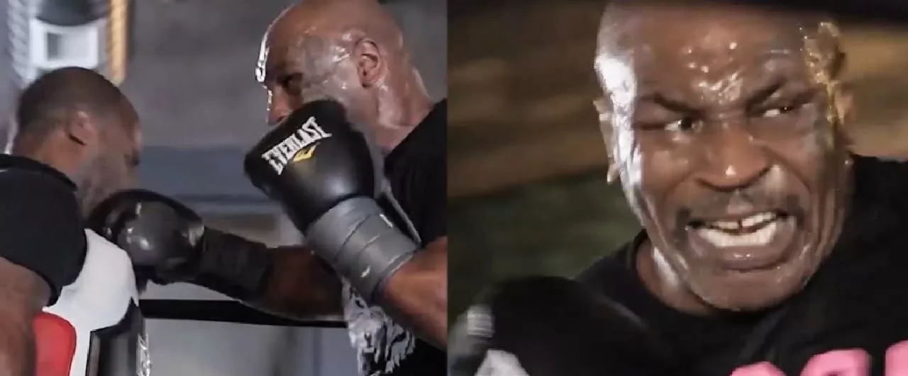 Fans React To 57-Year-Old Mike Tyson's Sparring: ‘Scary, Vicious, Beast, Poetry in Motion'