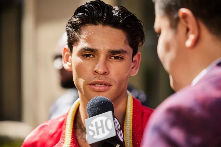 Ryan Garcia Blasts Haney, Claiming He Got One Of His ‘Friends Beat Up'