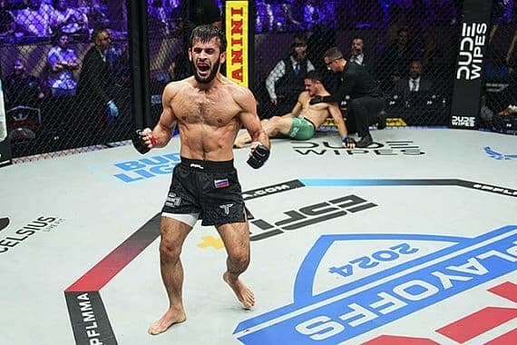 Gadzhi Rabadanov Steals Show at PFL 8 With Vicious Knockout to Earn Spot in Lightweight Season Final