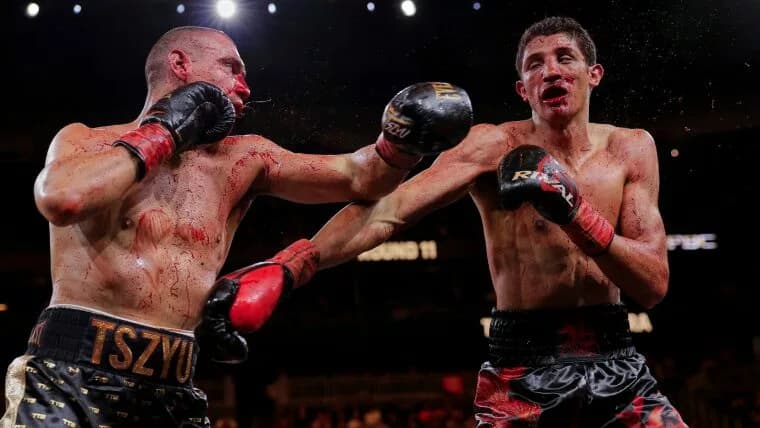 Fundora Beats Tszyu To Become WBO and WBC Champ – But Should The Fight Have Been Stopped?