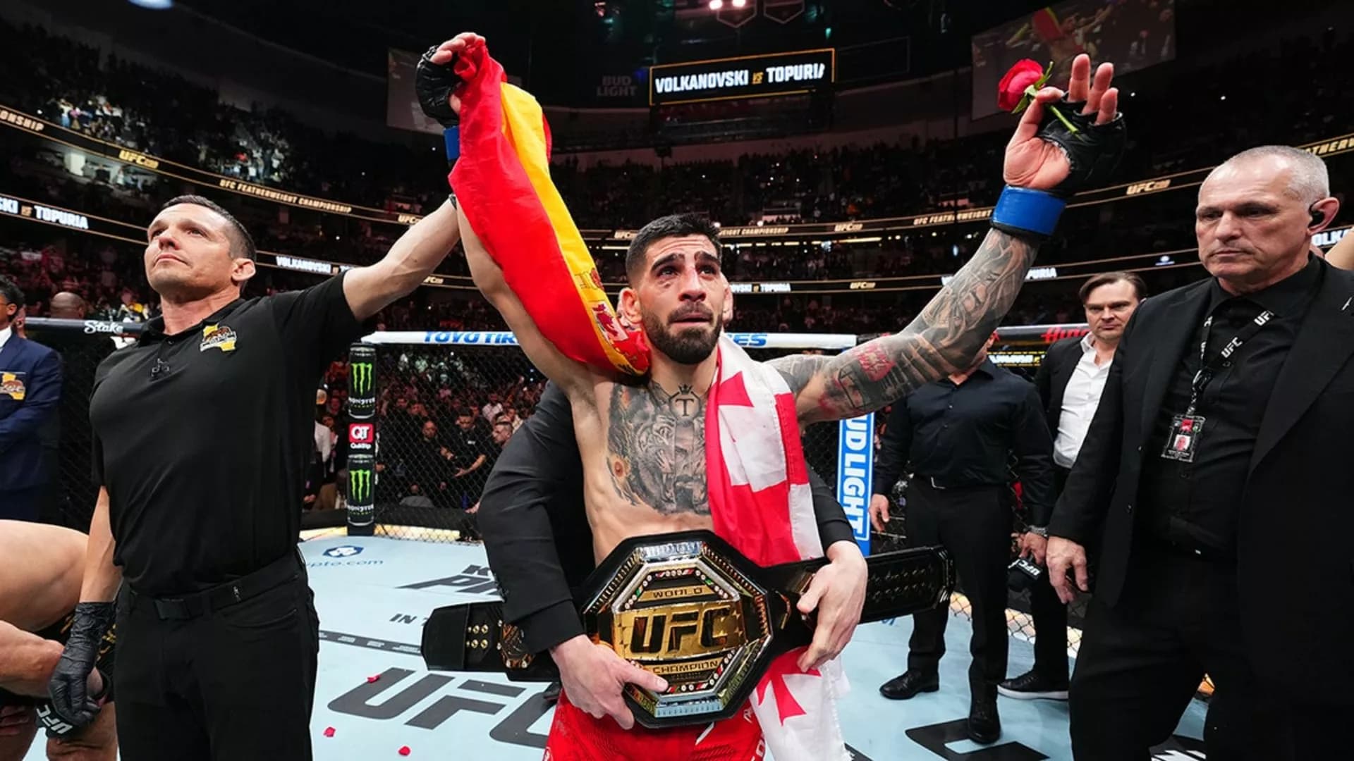 Ilia Topuria Gives Spain Its Spot on the Grand UFC Stage With Upset Title Victory