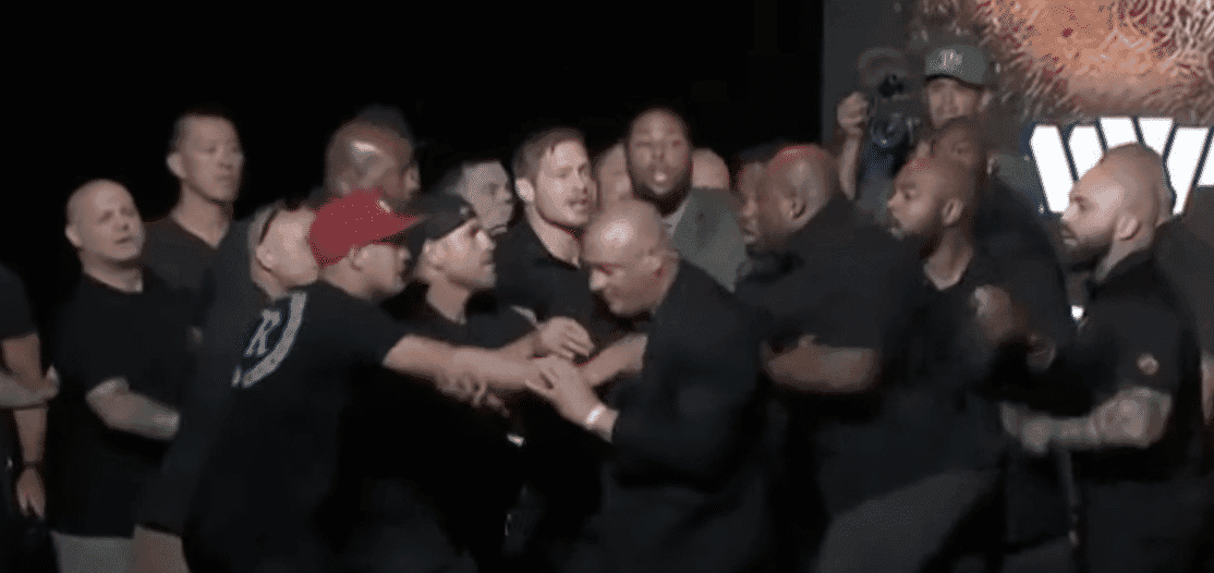 Paul Vs Diaz Brawl, Nate's Homophobic Rant