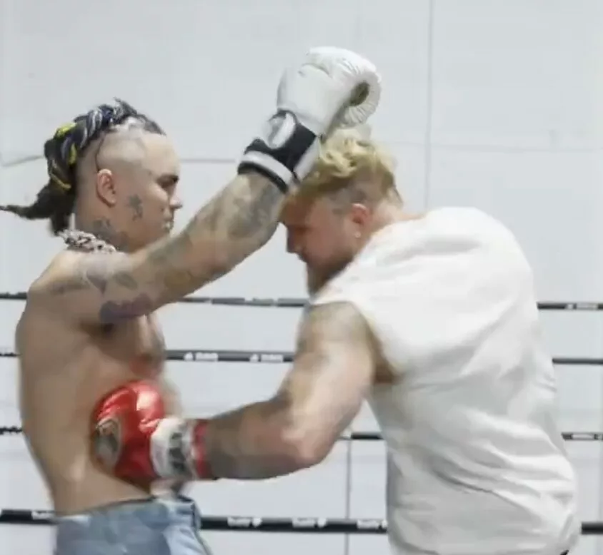 Jake Paul Drops Rapper Lil Pump With A Nasty Body Shot – ‘I Told You'