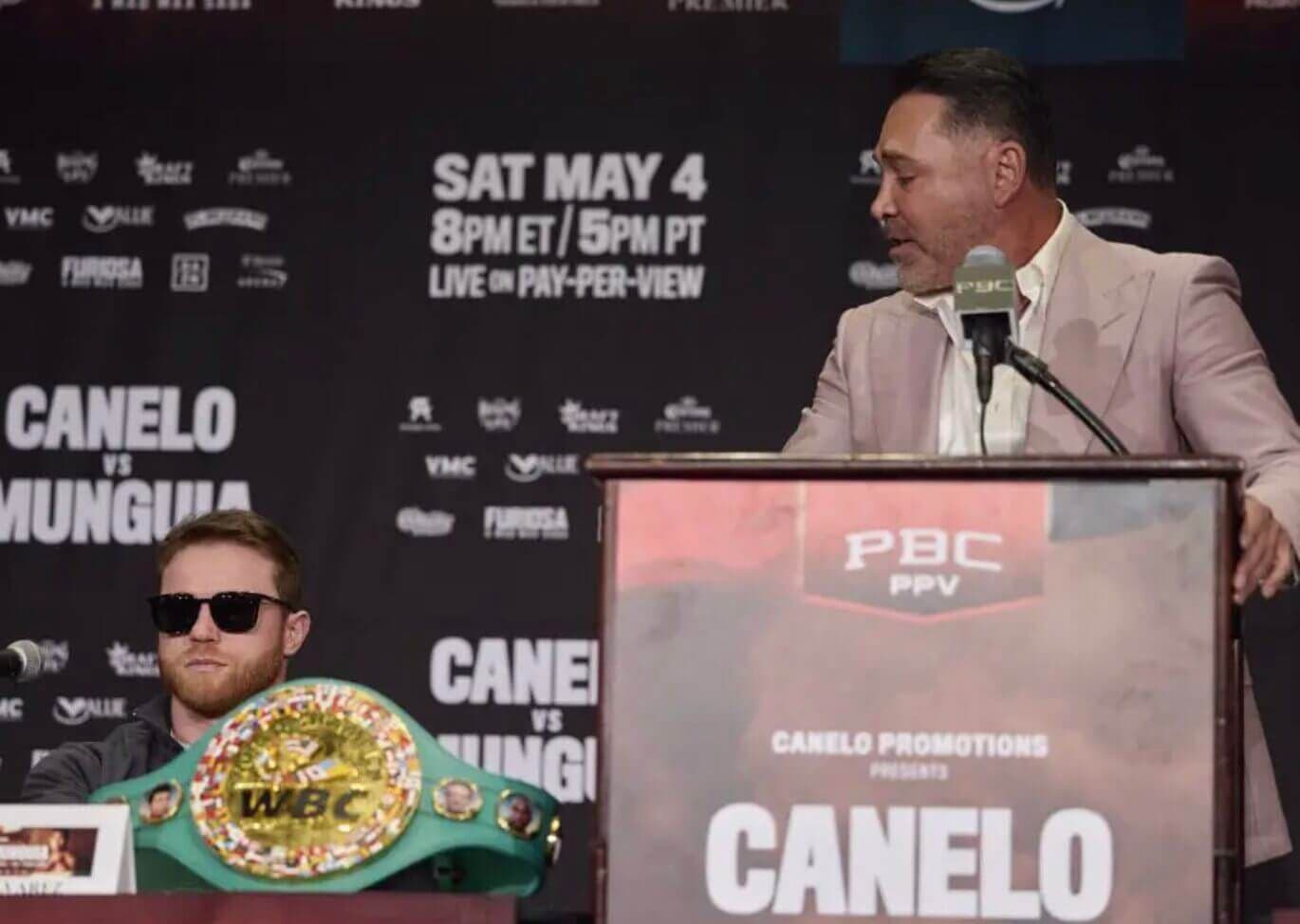 De La Hoya Sends Canelo A Cease-And-Desist Over ‘Defamatory False Allegations'