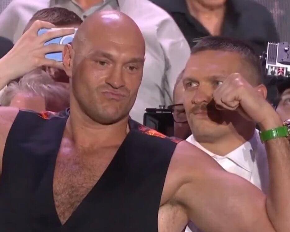 Usyk Confronts A Nervous Fury At Final Presser – ‘Usyk Knows Something, Fury Can't Look At Him'