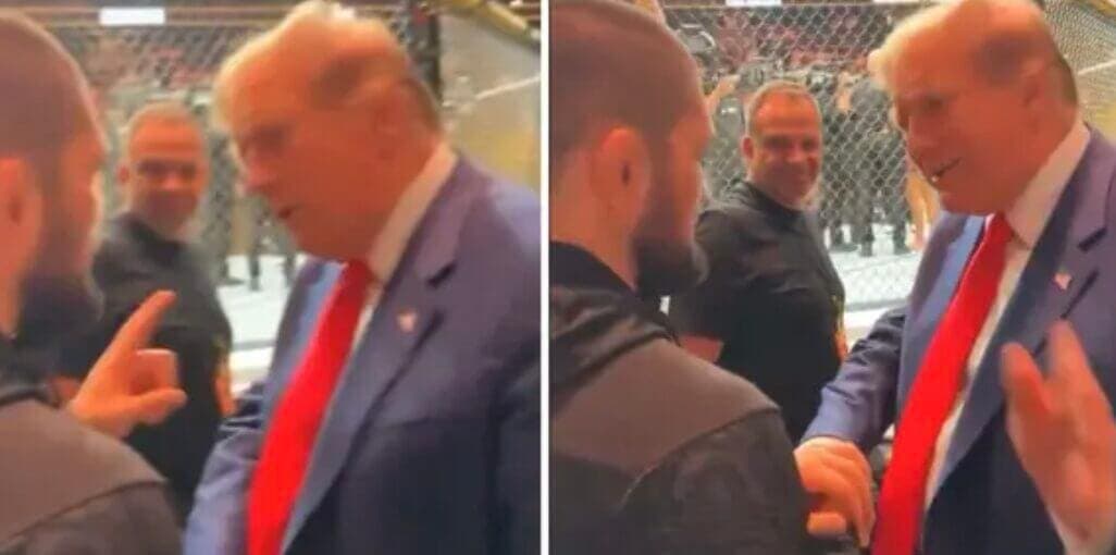 Khabib Squares Up To Trump At UFC 302 – ‘Stop All This'