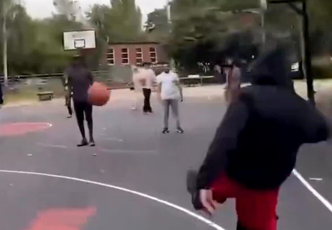 UFC Welterweight Champ Leon Edwards Scores Crazy Basketball Trickshot – ‘Insane Power'