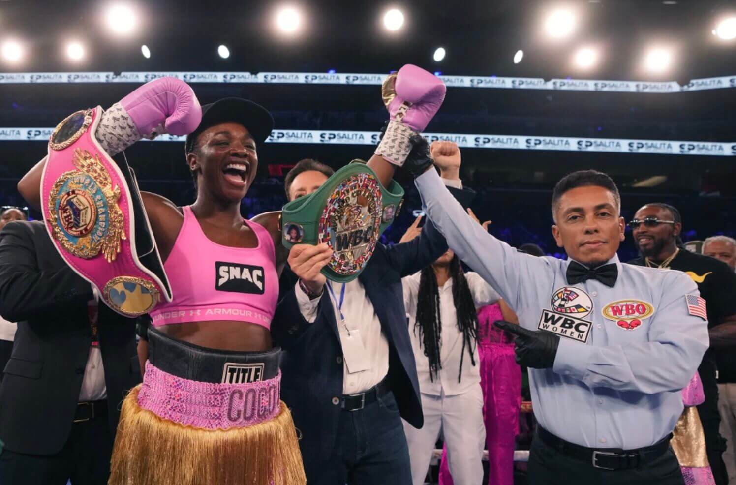 Shields Drops Lepage-Joanisse Three Times To Become WBC Heavyweight Champ