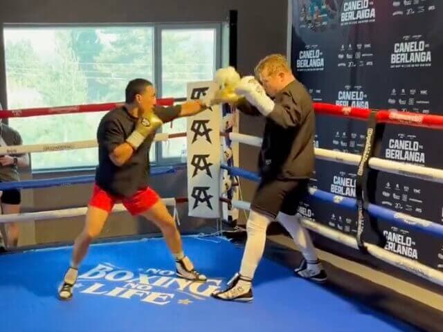 Fans React As Teofimo Lopez And Canelo Alvarez Spar – ‘Good For The Sport'