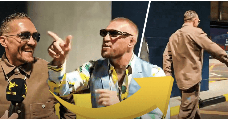Usyk Trolls McGregor With His Impression
