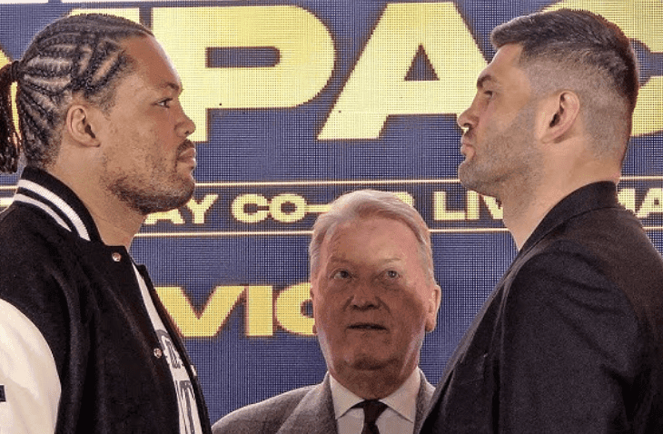 Joyce And Hrgovic Exchange Verbals During Presser