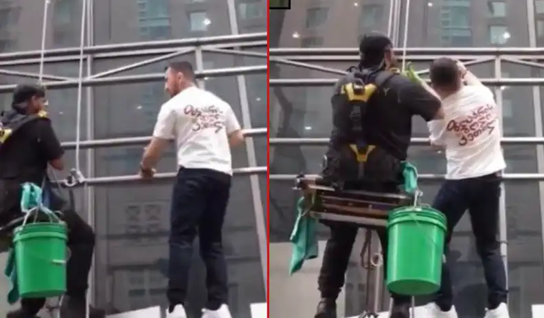 Dvalishvili Stuns Fan With High-Rise Selfie