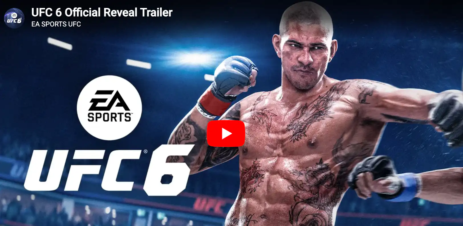 EA Sports UFC 6 Trailer Released