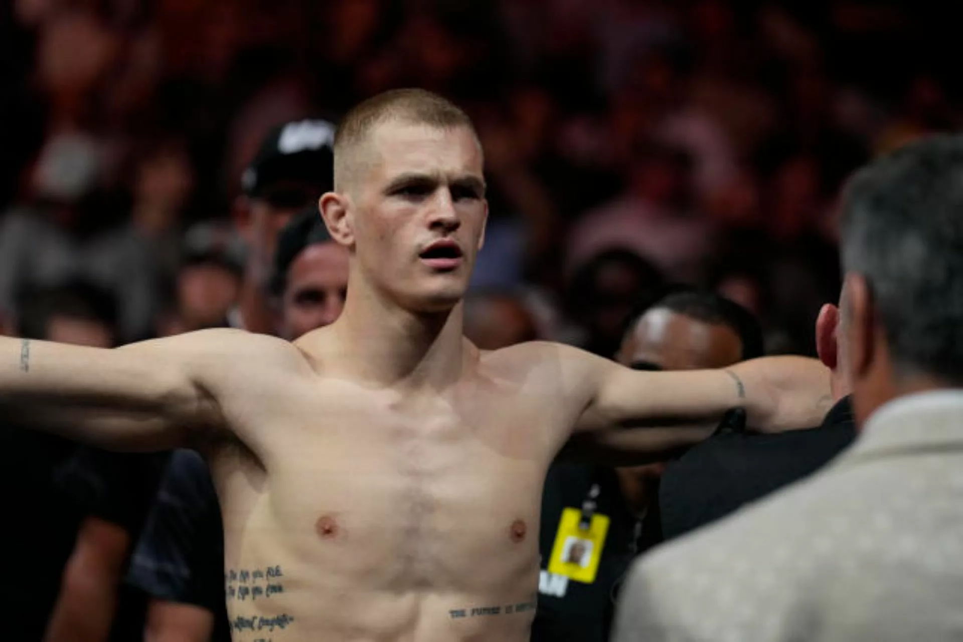 Pneumonia Rules out Garry of UFC 296 Fight