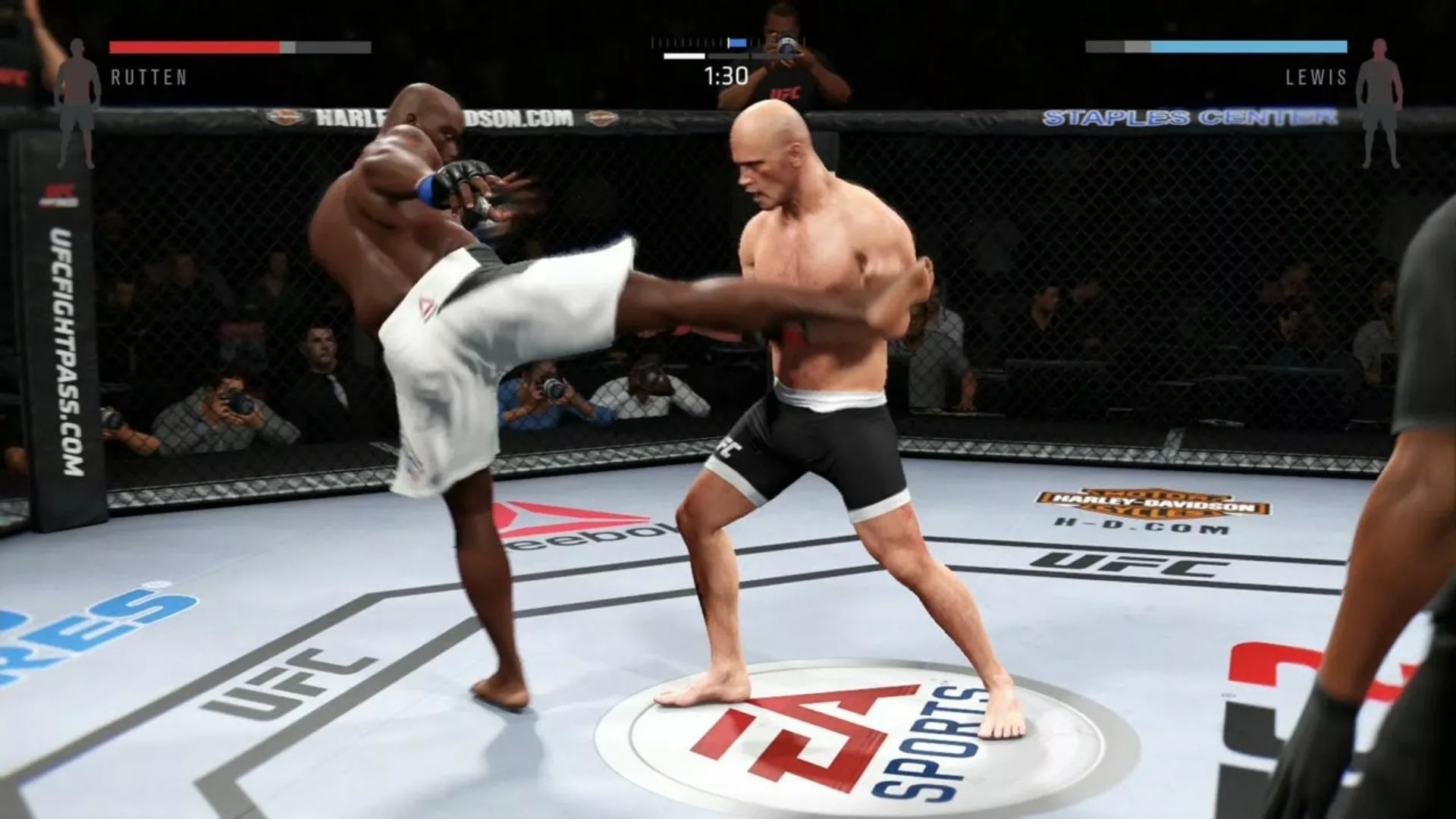 Bas Rutten Tries to Tame Powerful Derrick Lewis