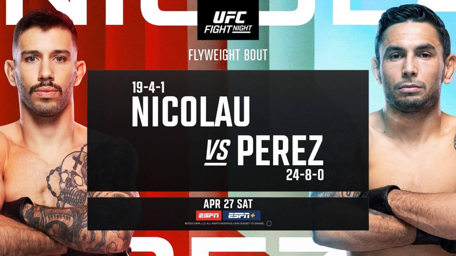 UFC on ESPN 55 Betting Preview: Matheus Nicolau Hopes to Reestablish Himself as a Flyweight Title Contender