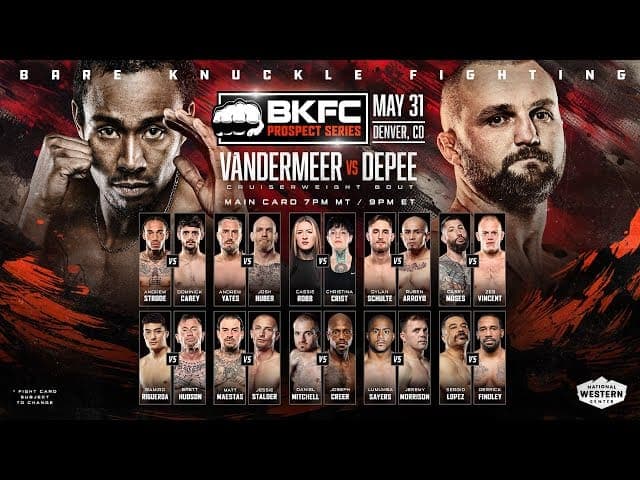 BKFC Denver Betting Preview: Hungry Prospects Want to Follow in Mike Perry’s Footsteps