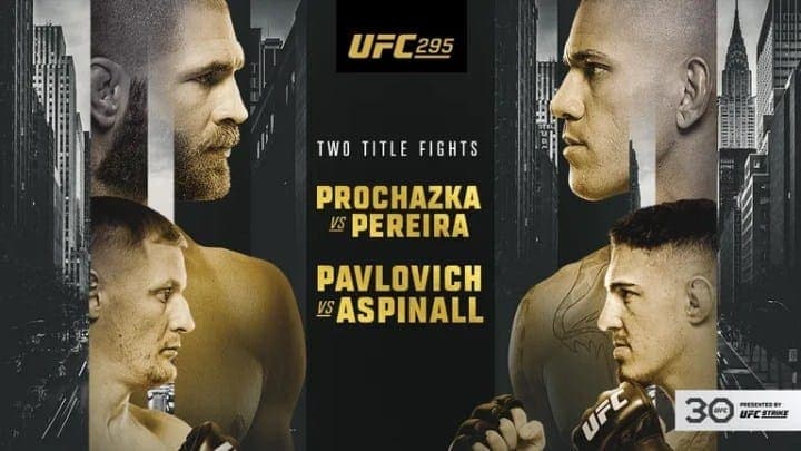 Pereira and Aspinall Capture Gold With Dominant Finishes at UFC 295