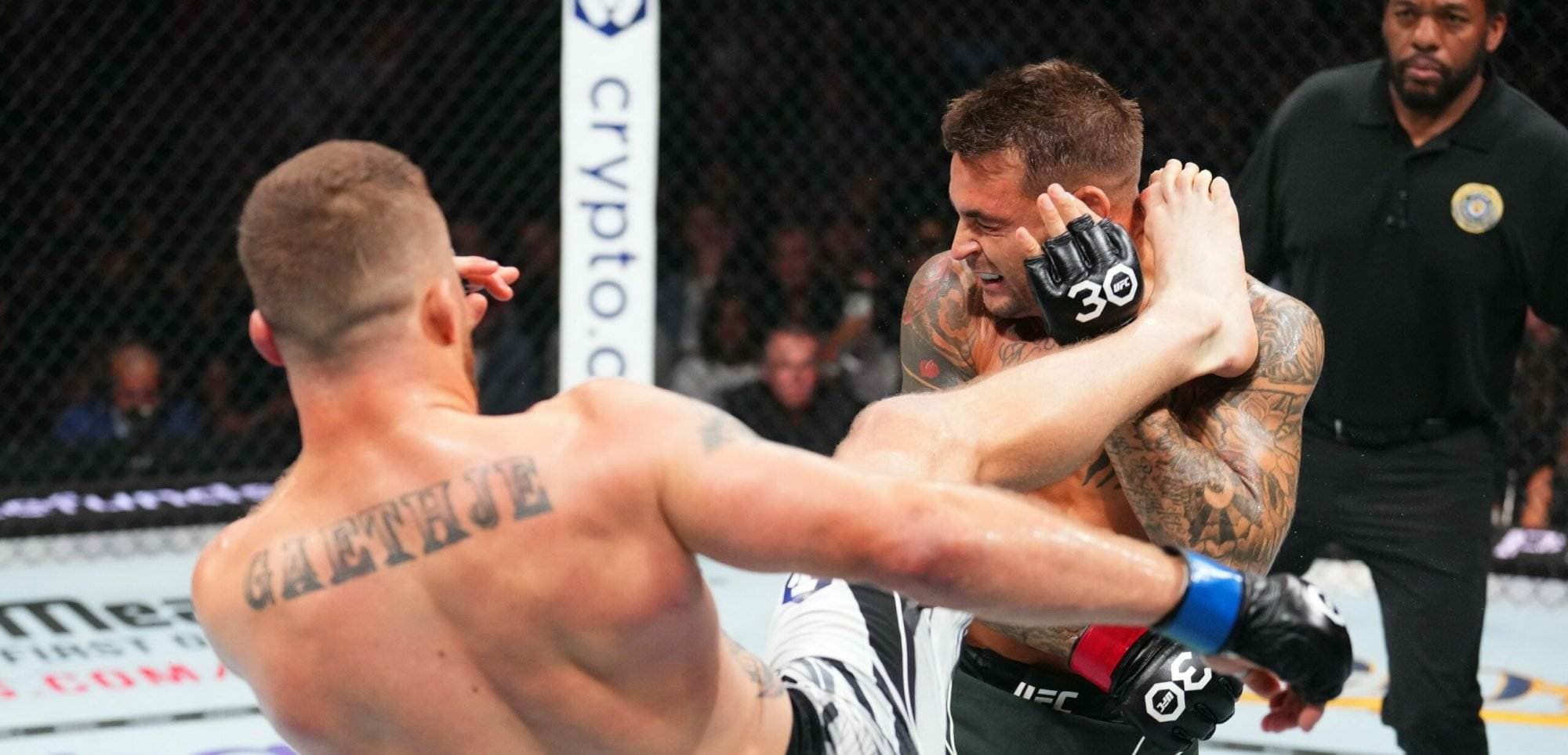 Gaethje Stops Poirier To Become The ‘BMF' Title Holder