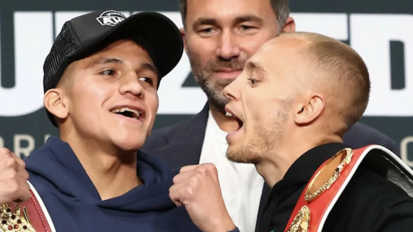 Sunny Edwards Displays Heated Emotions During Tense Press Conference Ahead Of Jesse Rodriguez Bout