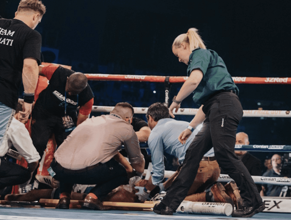 South African Boxer Ludumo Lamati Recovering Well After Collapsing In The Ring