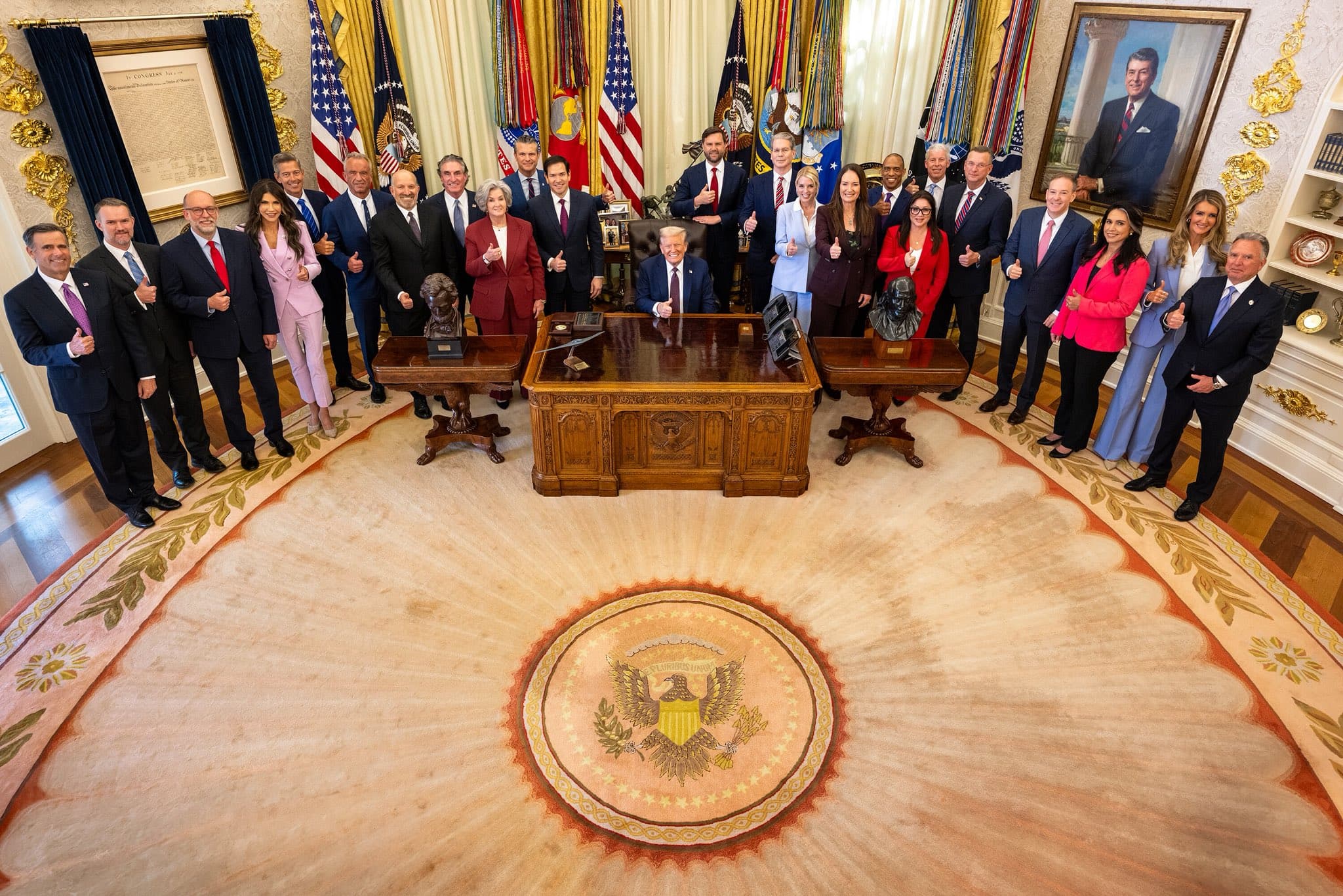Second cabinet of Donald Trump portrait