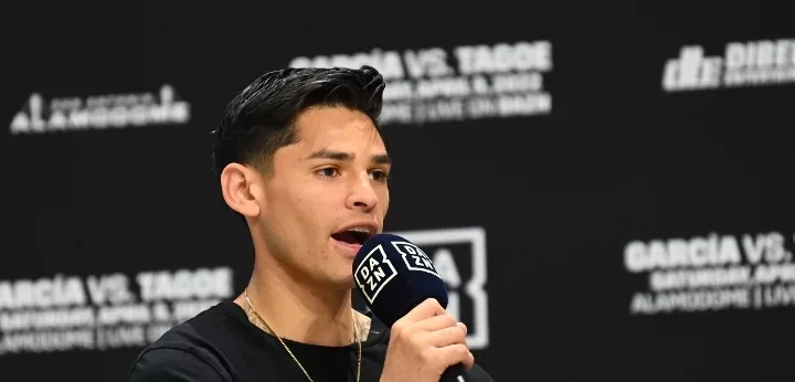 Ryan Garcia Lets Rip On De La Hoya And Hopkins During Duarte Presser