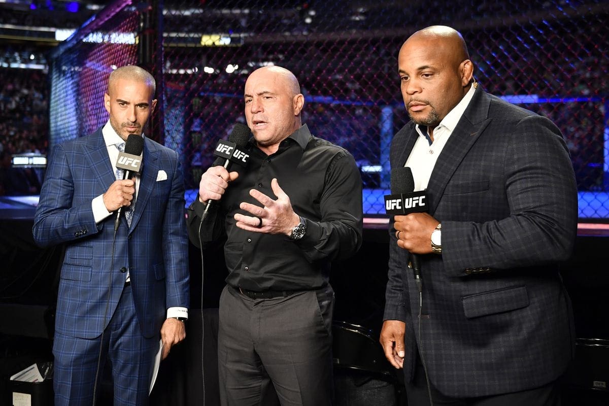 Image of Jon Anik, Joe Rogan and Daniel Cormier