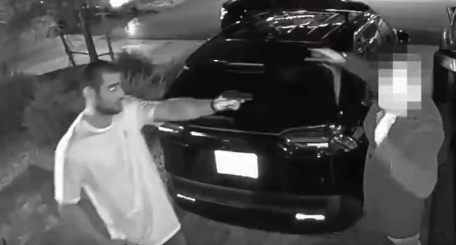Sean Strickland Confronts Suspected Car Thief With A Gun