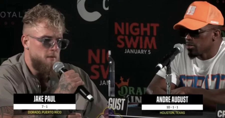 Jake Paul And Andre August's Pre-Fight Presser