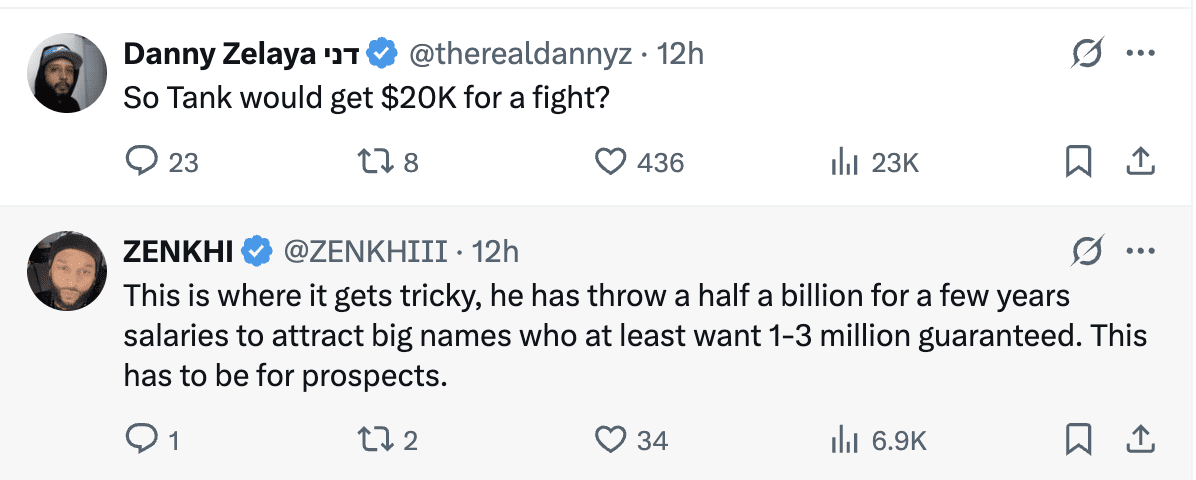 Fans Bash TKO's Boxing Pay Structure - 'This Can't Be Real' 2
