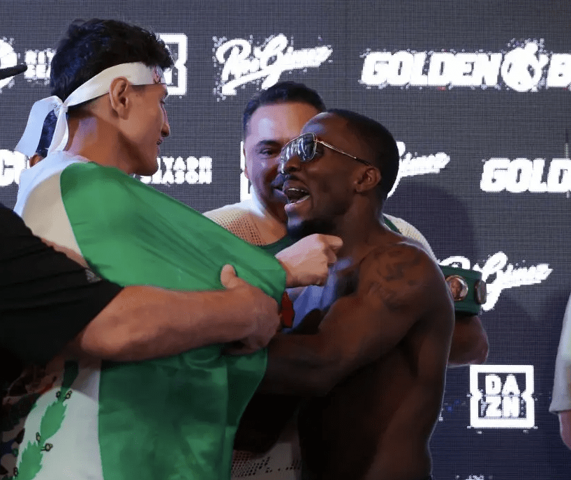 Zepeda And Farmer Shove Each Other At Weigh-In