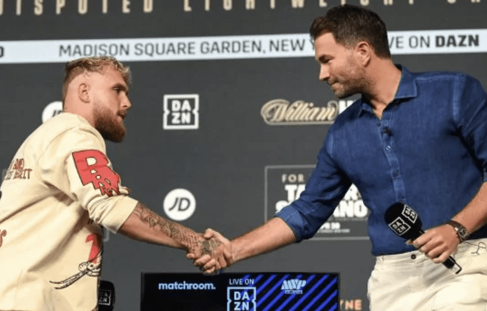 Eddie Hearn And Jake Paul Settle Their Lawsuit