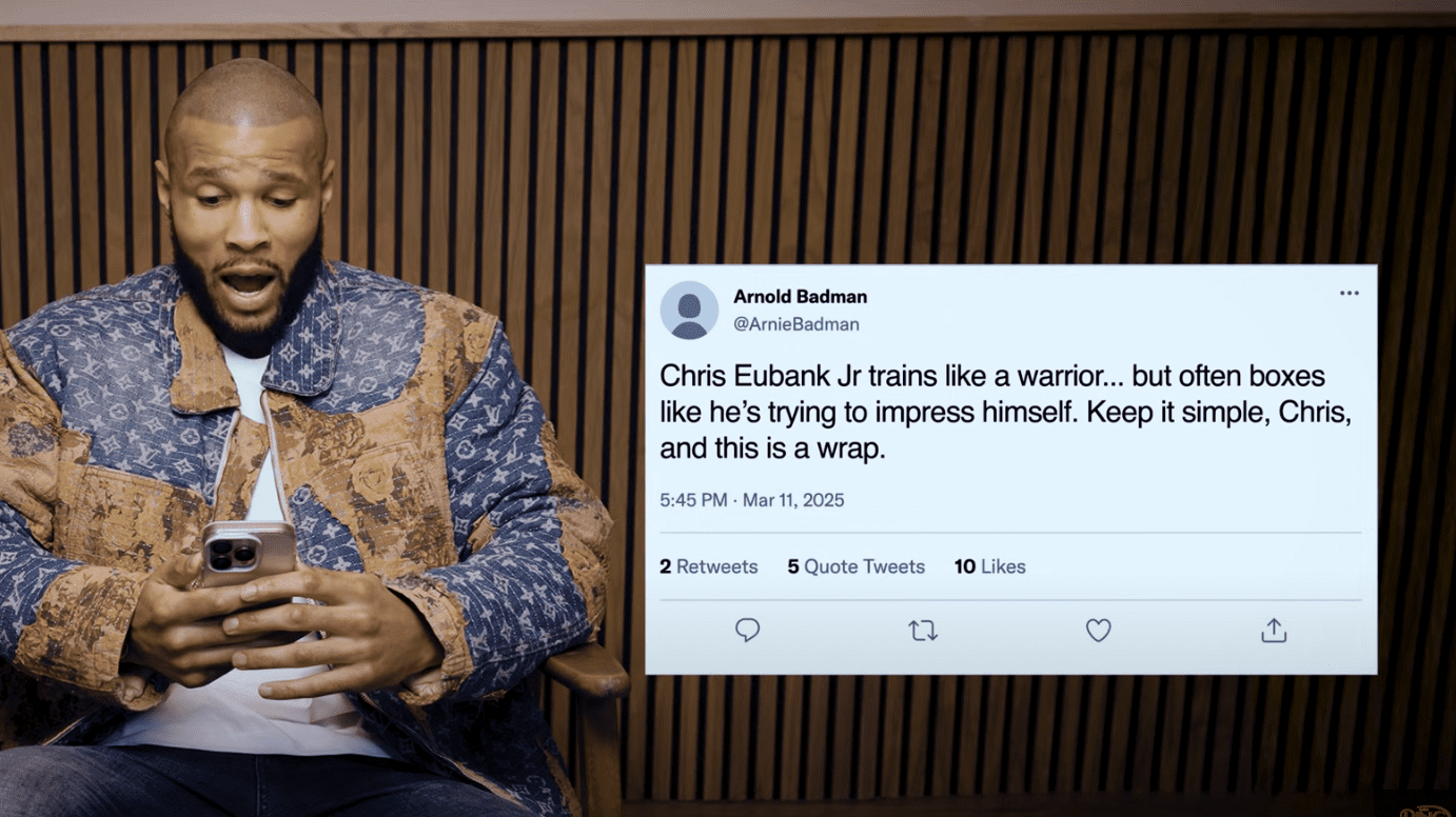 Eubank Jr. Reacts To Savage Trolls - 'The Only Fool Is Benn, Ate Too Many Eggs' 4