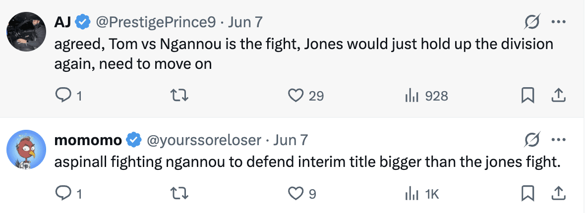 Fans Want Ngannou Vs. Aspinall - 'It's Bigger Than Jones' 2