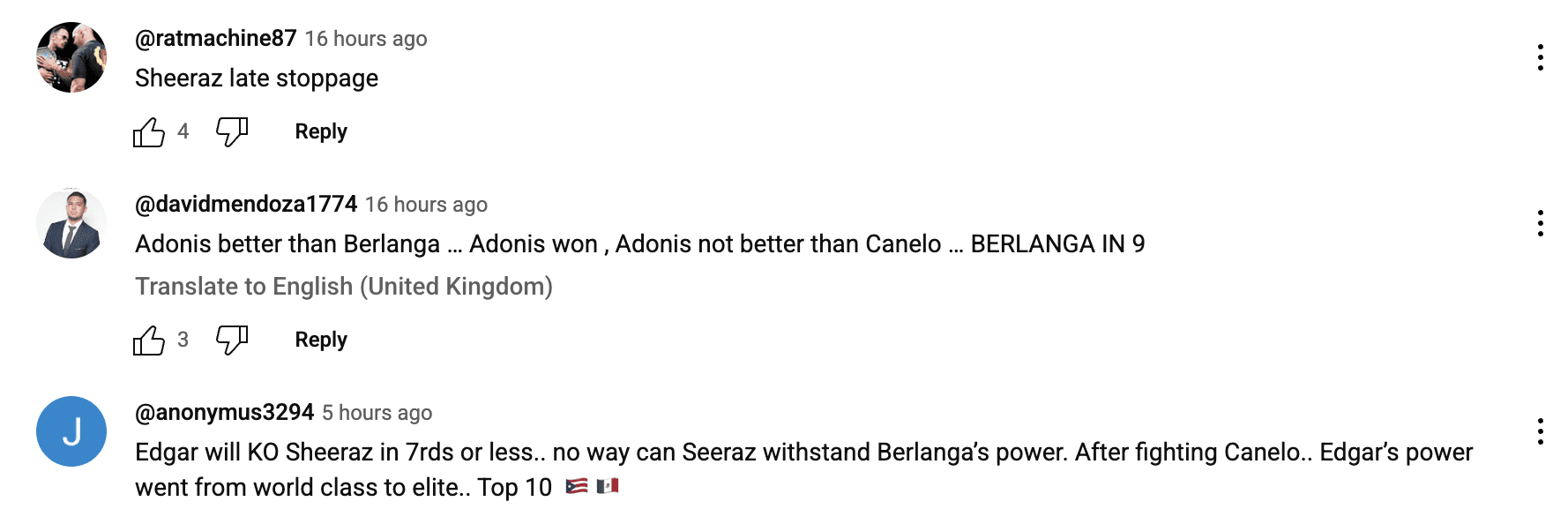 Fans Predict Berlanga Vs. Sheeraz -'Late Stoppage' 2