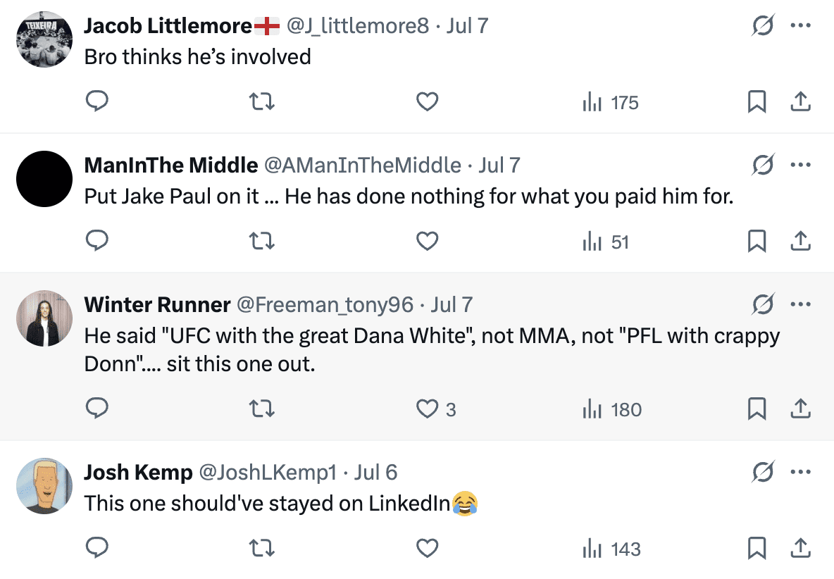 Fans Rip PFL White House Card Proposal - 'Sit This One Out' 1