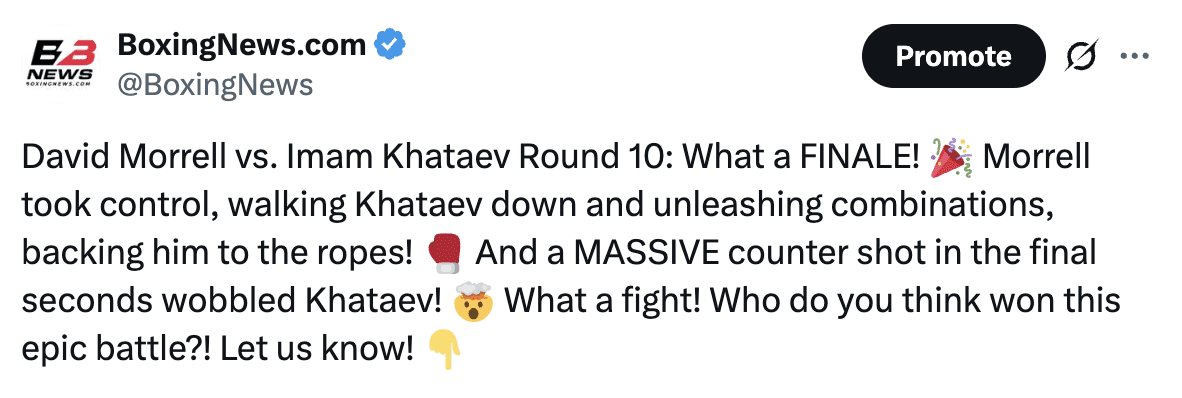 Morrell Edges Past Khataev In A Controversial Split Decision 5