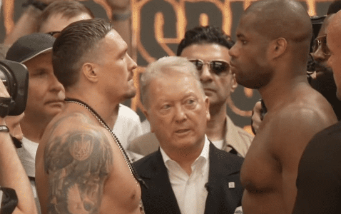 Usyk And Dubois Face Off At Final Weigh-In