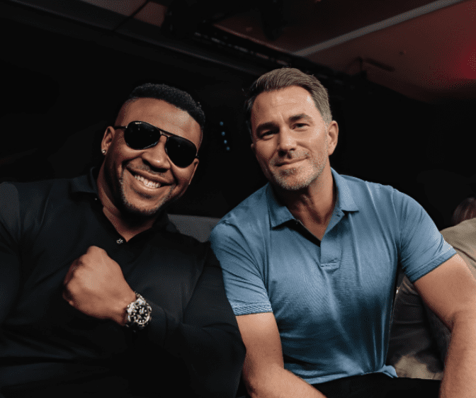 Jarrell Miller And Eddie Hearn 'Reunite'