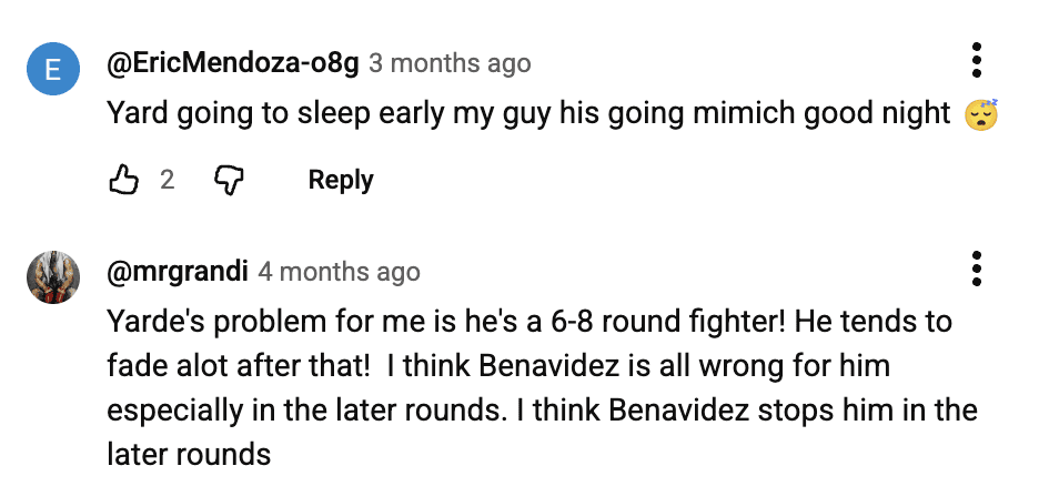 DAVID BENAVIDEZ VS ANTHONY YARDE PREDICTIONS PICKS ODDS FOR visual data 6