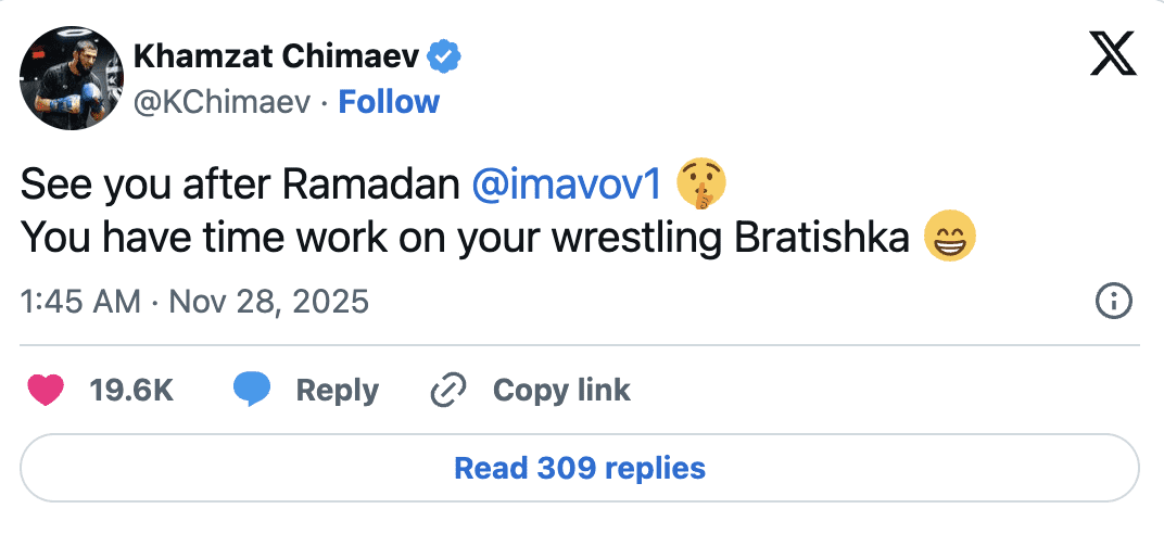 Chimaev Hints At Next Fight: Imavov Is The Target 4