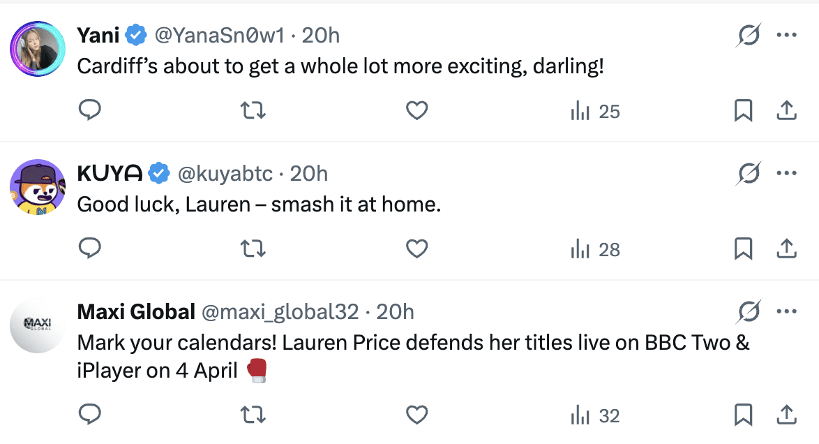 Lauren Price's Homecoming Announced 4