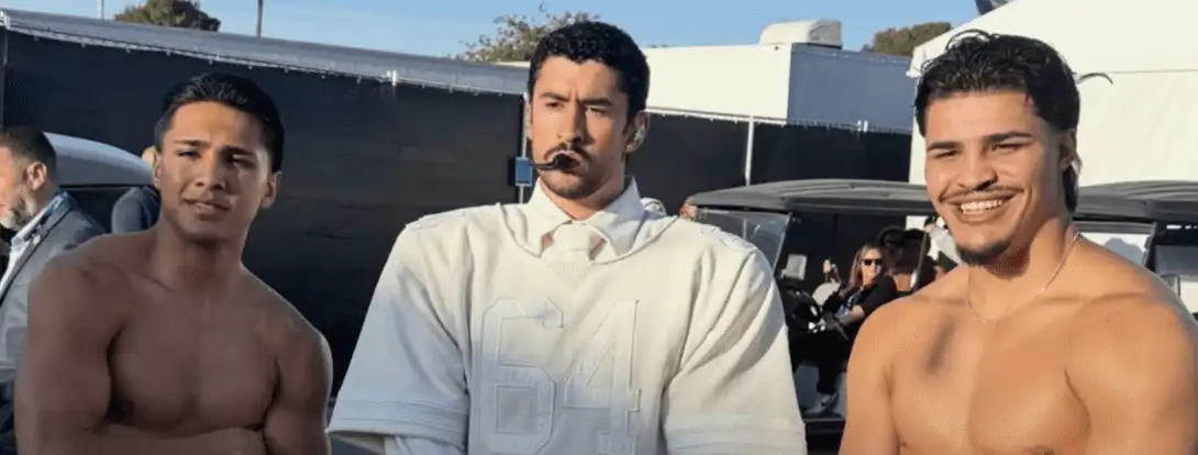 Xander Zayas And Emiliano Vargas Appear At The Super Bowl