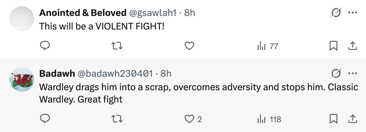 Wardley Vs. Dubois - How Does It Play Out? 5