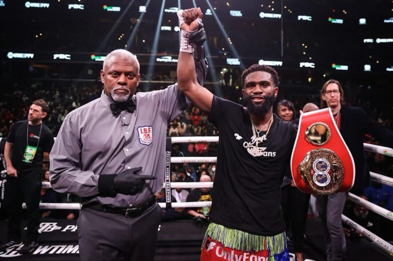 Jaron Ennis defends his IBF welterweight title against David Avanesyan.