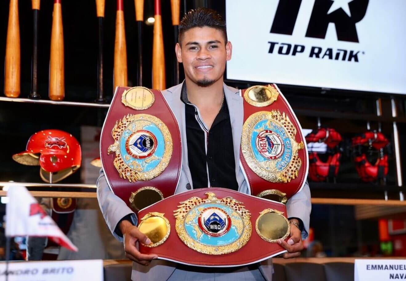 Emanuel Navarrete is aiming to become a four-weight WBO world champion